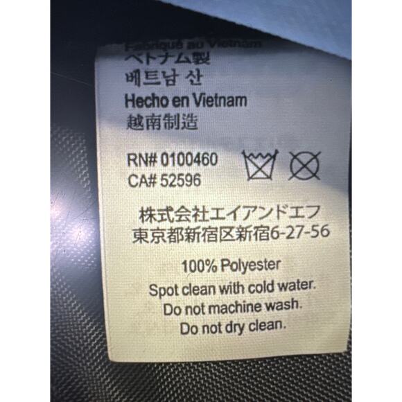 Kavu Rope Crossbody Bag shoulder Sling. Fish Themed. blue with red zippers. - Picture 10 of 10